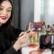 Smiley Woman with Make up Palette