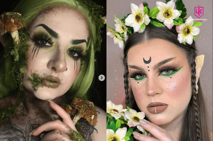 Fairycore Enchantress Halloween Makeup