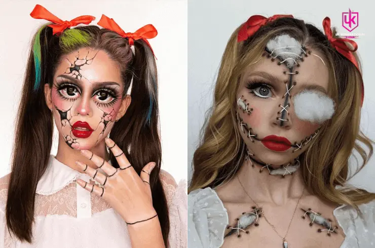 Gothic Doll Halloween Makeup