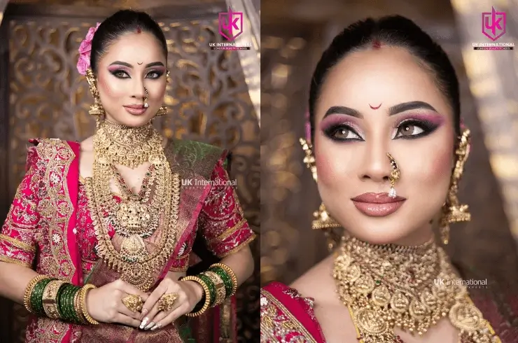 Maharastrian Bridal Makeup Look