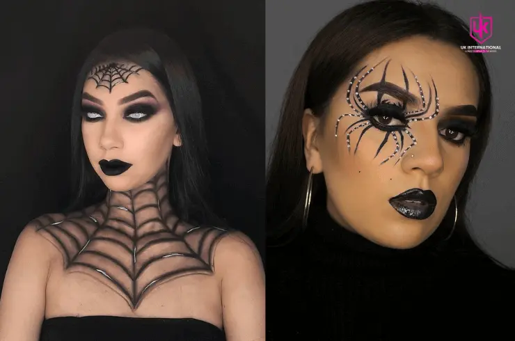 Spider Queen Halloween Makeup