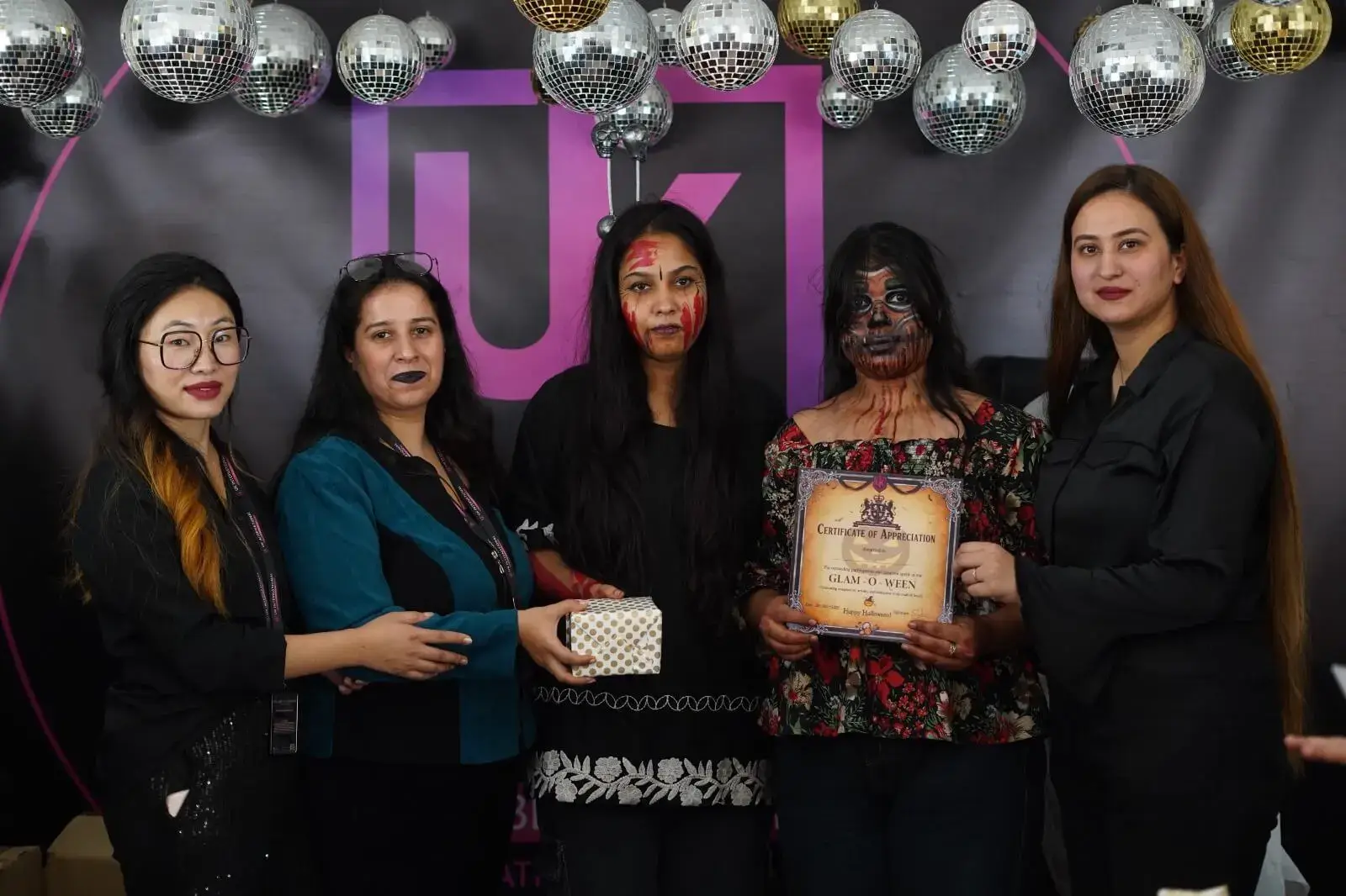 Glam-O-Ween Makeup Look