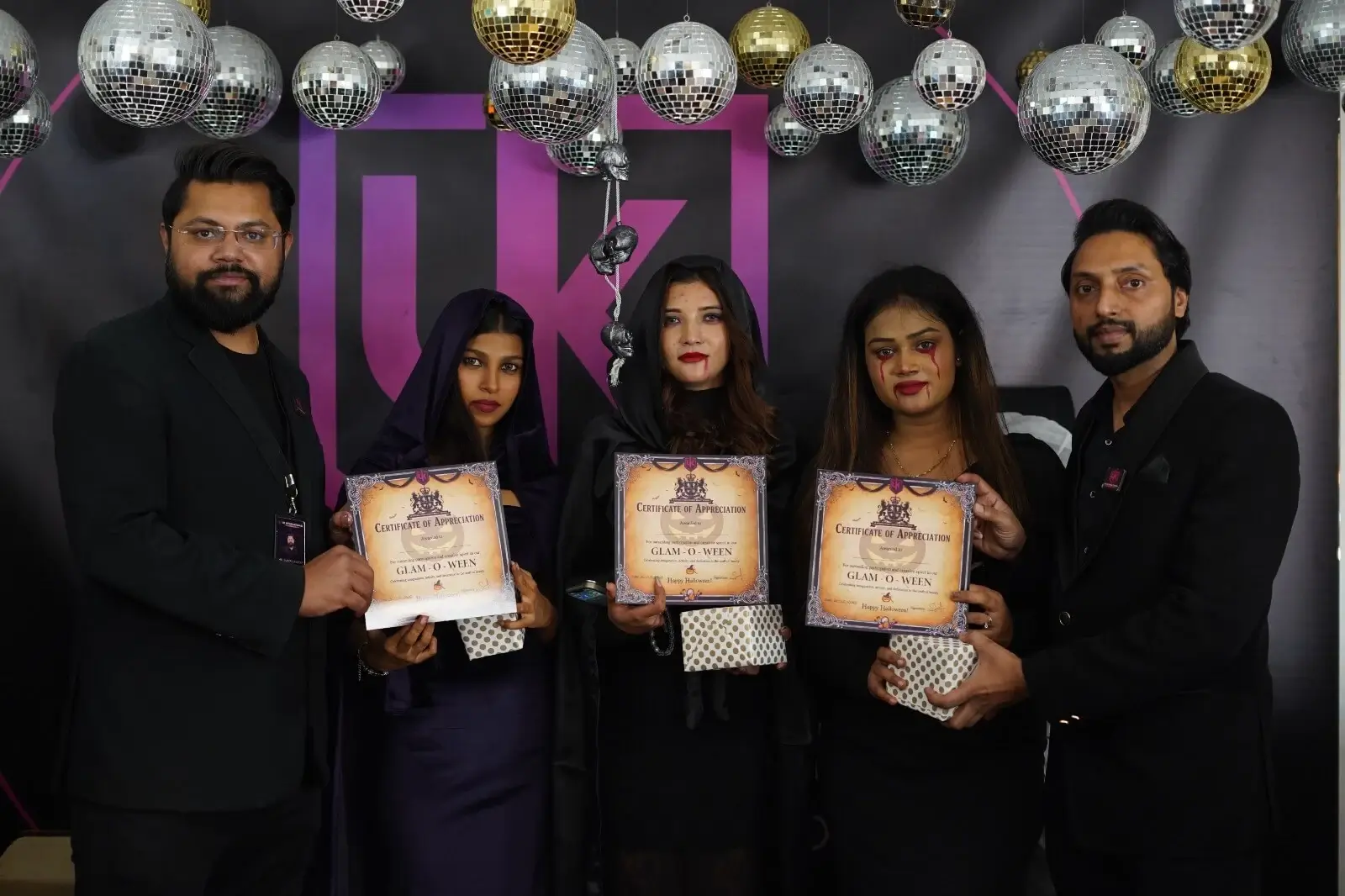 Top Glam-O-Ween Makeup Look