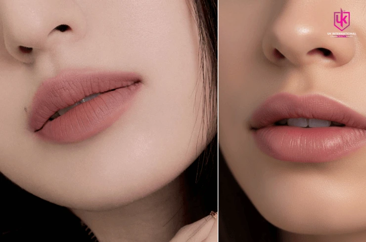 Blurred, Frost and Cloud Lips with soft Chic Look