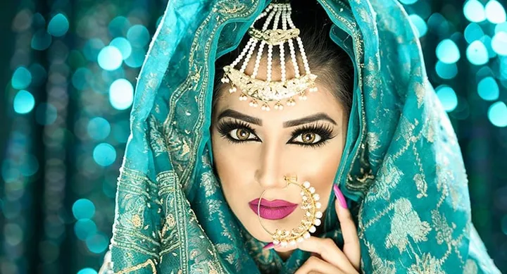 Arabic bridal makeup