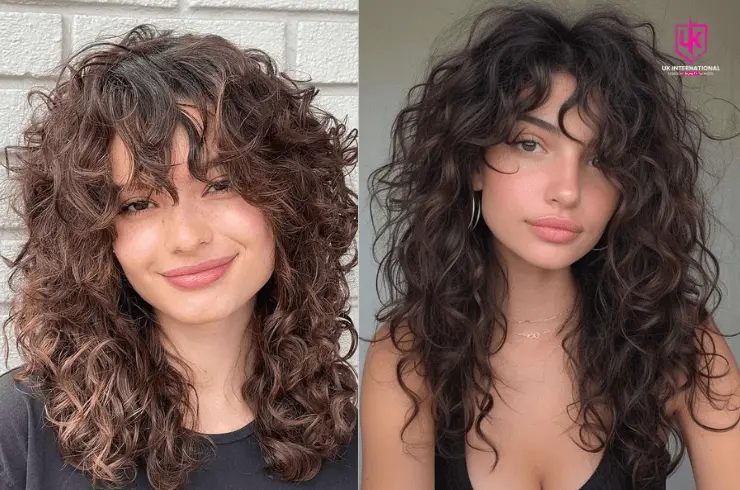 Curly Shag Cut