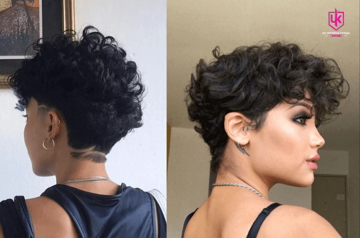 Tapered Curly Cut