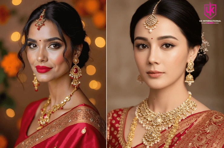 Traditional Kohl Rimmed Eye & Bold Lips